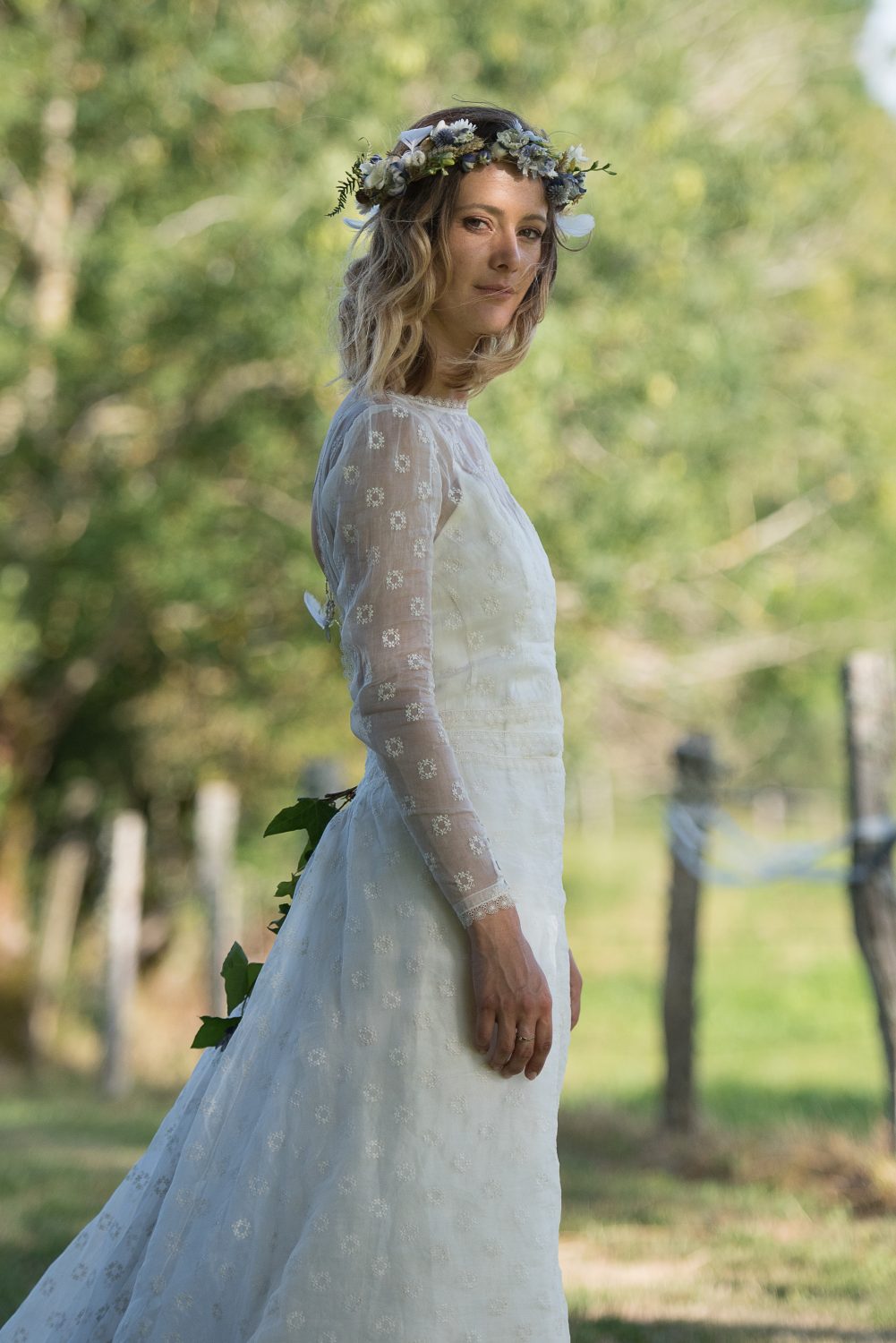 Caroline Bouvier - collection robes de mariée - crédit photo : Vincent Lattuca