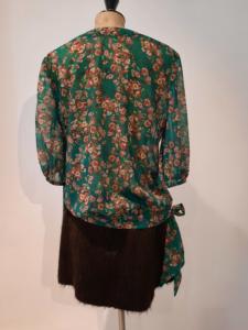 Caroline Bouvier Les Pièces Uniques Chemisier Flore